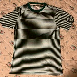 Men’s Large Zine Striped Pattern T-Shirt.